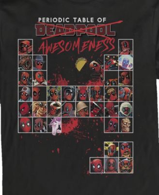 Men's Deadpool Periodic Long Sleeve T-Shirt