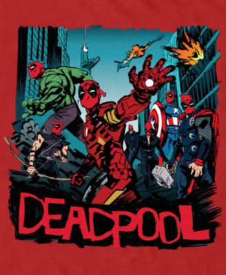Men's Deadpoop Like Avengers Short Sleeve T-Shirt