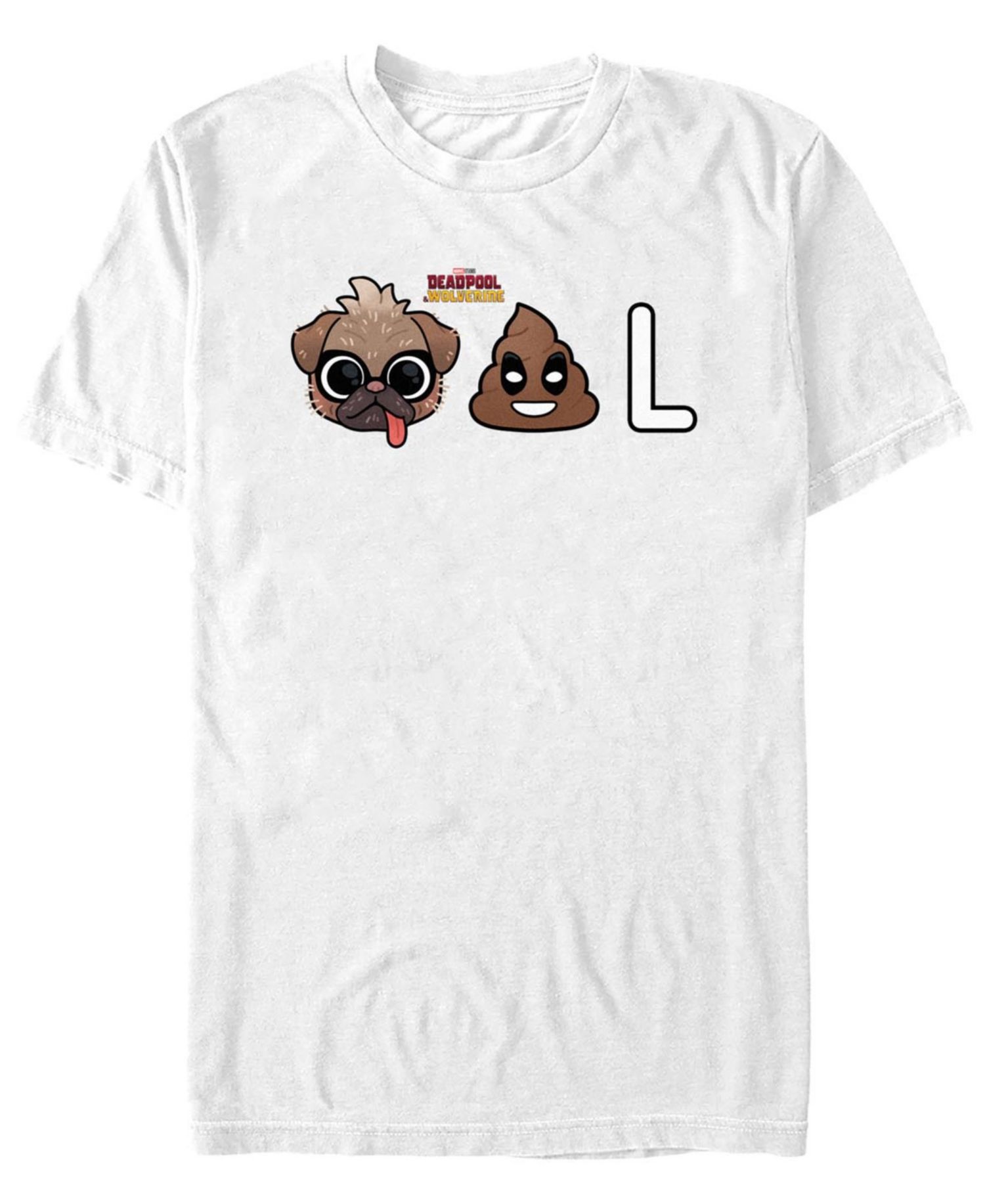Men's Dogpool Emojis Short Sleeve T-Shirt