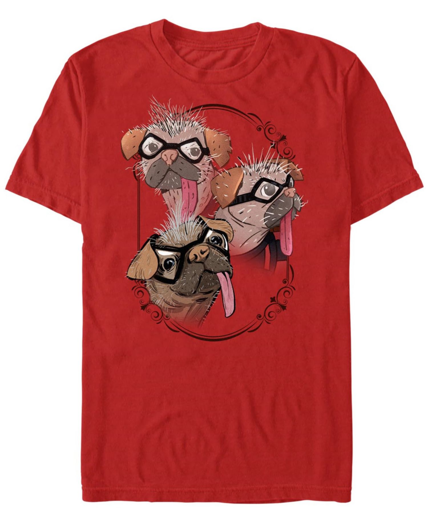 Men's Dogpool Three Faces Short Sleeve T-Shirt