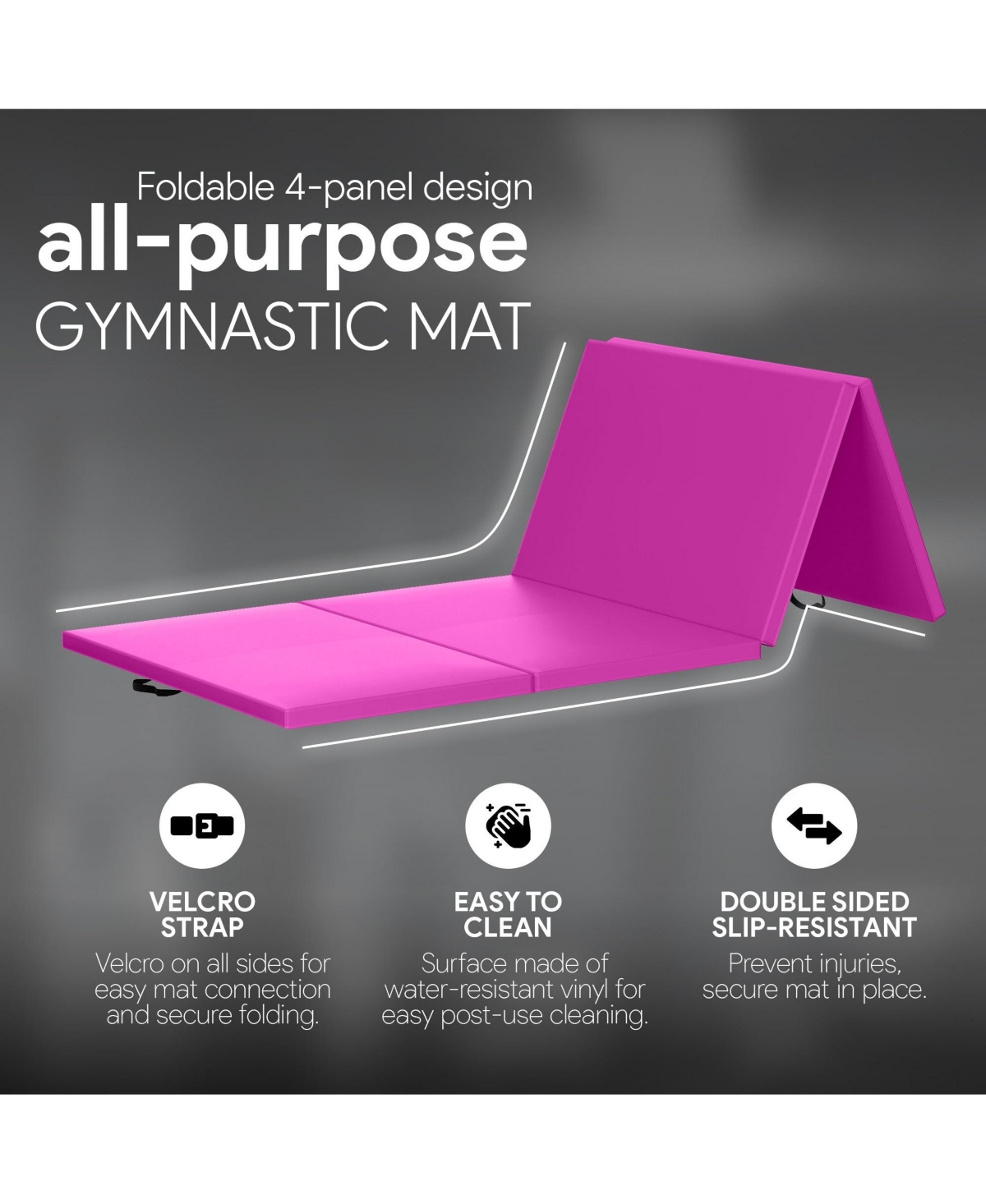 BalanceFrom Fitness BalanceFrom 4' x 6' x 2