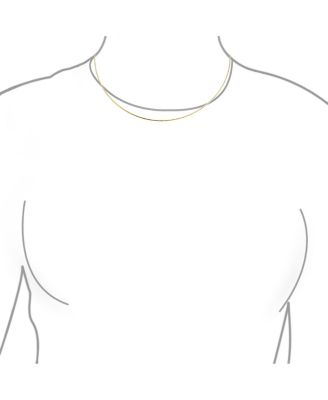 Basic Simple Thin Slider Omega Cubetto Chain Snake Choker Flex Collar Necklace  Gold Plated .925 Silver Sterling Add Pendant 16 Inch