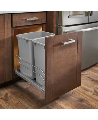 Double Pullout Trash Can 27 qt. with Soft-close, 53WC-1527SCDM-217