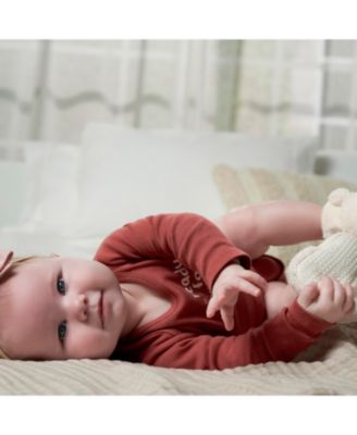 Baby Girls Long Sleeve Onesies Bodysuits, 6-Pack