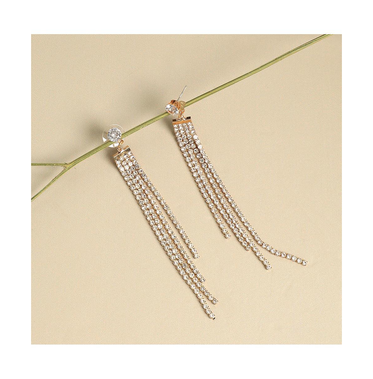 Sohi Women's Dangling Drop Earrings