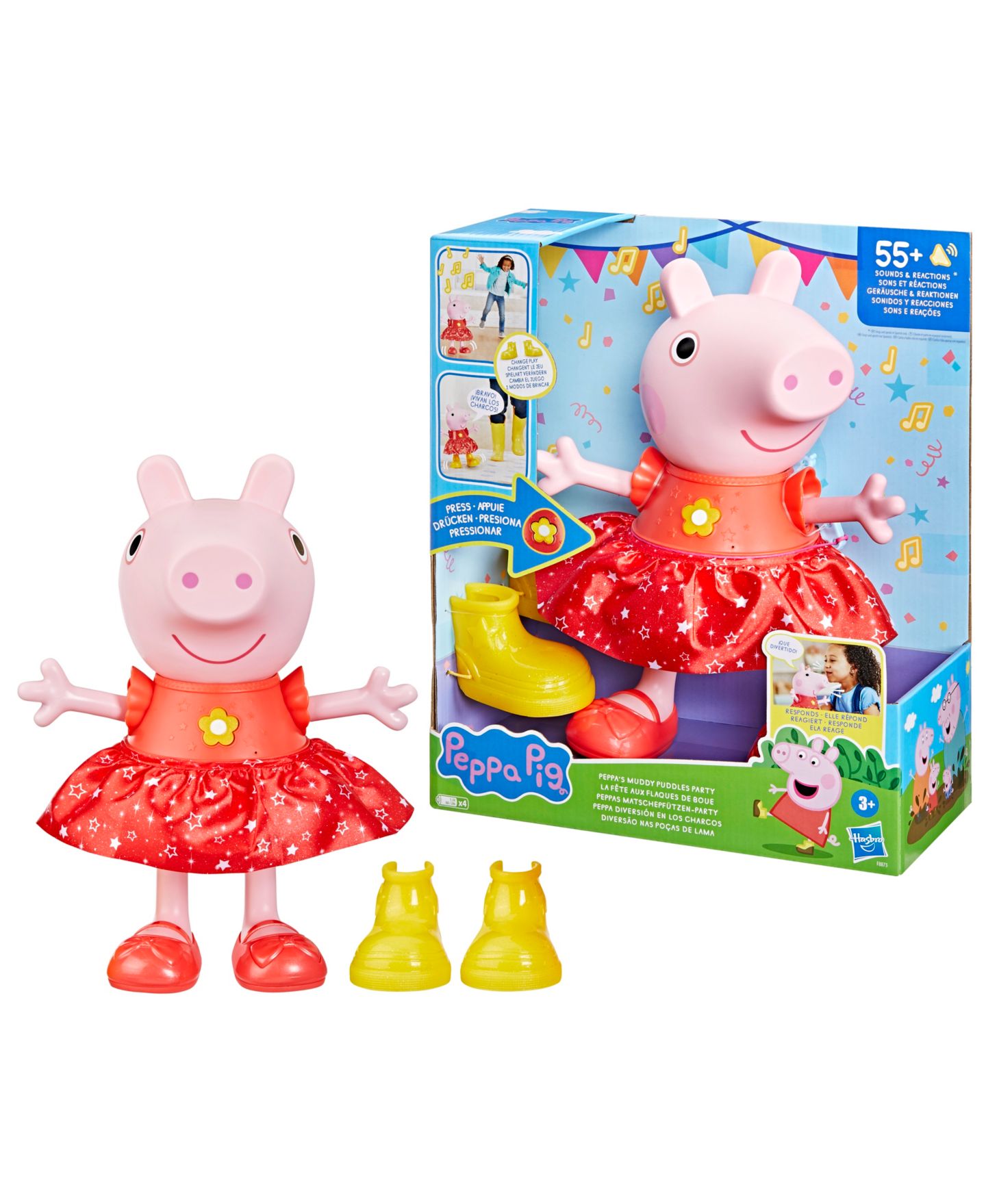 Детские куклы Peppa Pig Peppa's Muddy Puddles Party — фото 5