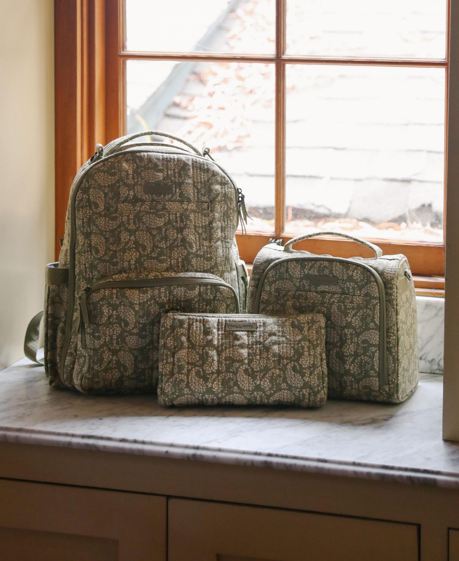 Insulated Bottle Bag Paisley Floral