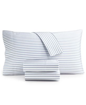 Charter Club 550 Thread Count Printed Cotton 4-Pc. Sheet Set, Queen