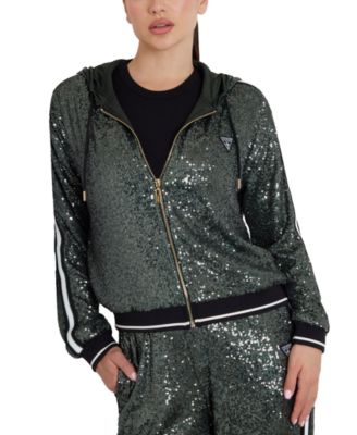 GUESS - Women's Sequined Hoodie