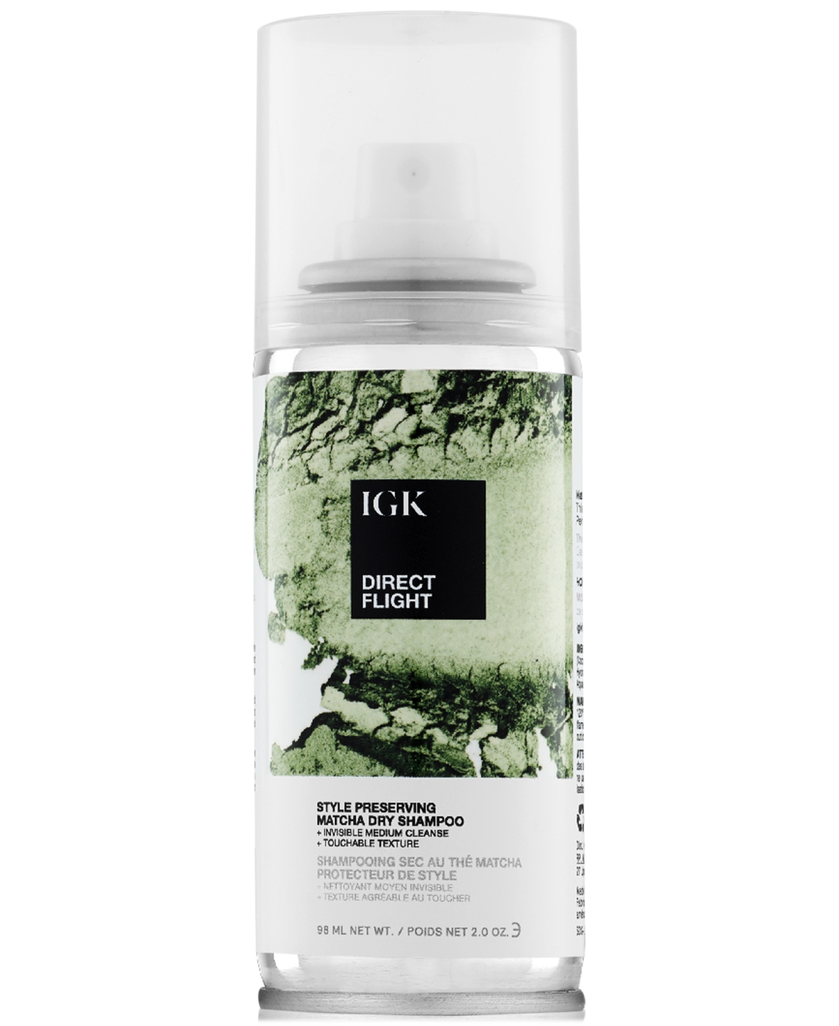 Shop Igk Hair Travel-size Direct Flight Style Preserving Matcha Dry Shampoo In No Color