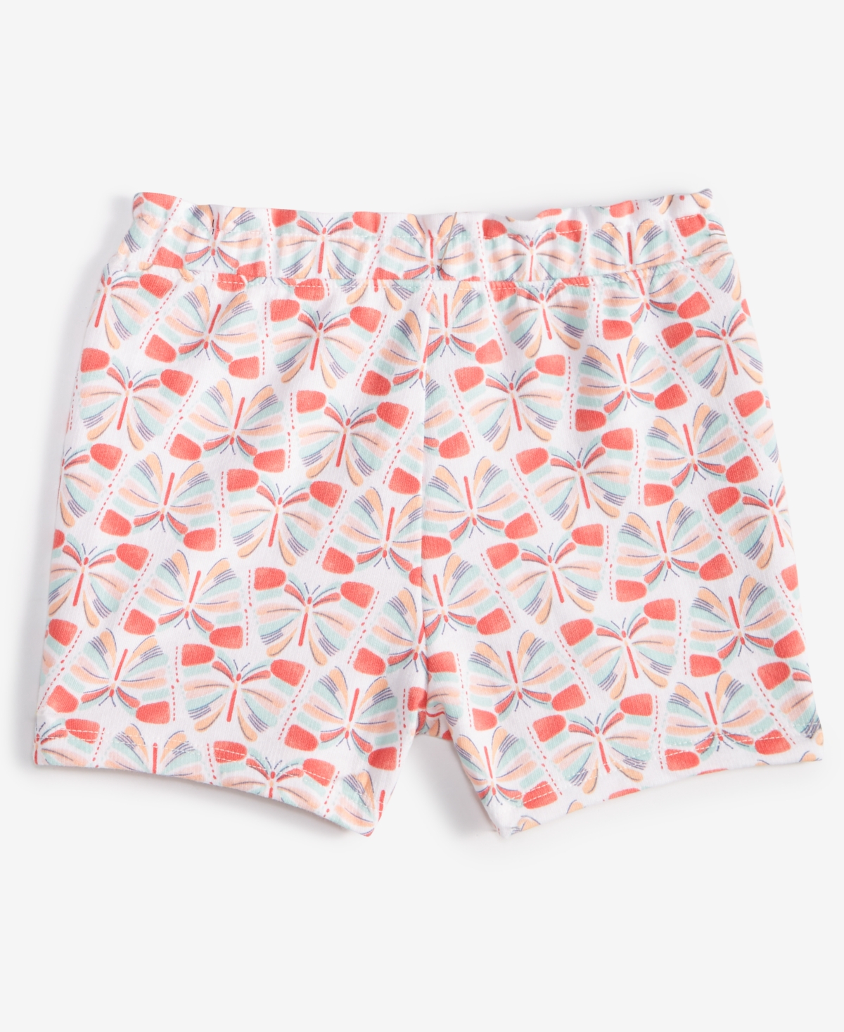 First Impressions Baby Girls Butterfly Love Printed French Terry Shorts, Created for Macy's