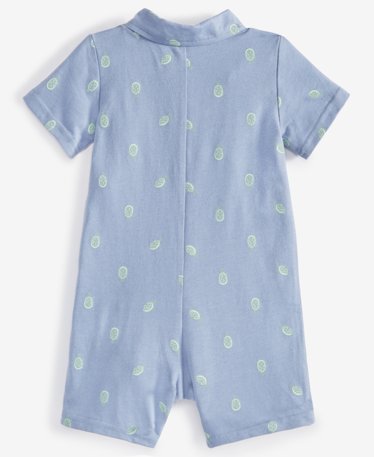 First Impressions Baby Boys Tiny Turtles Collared Sunsuit, Created for Macy's