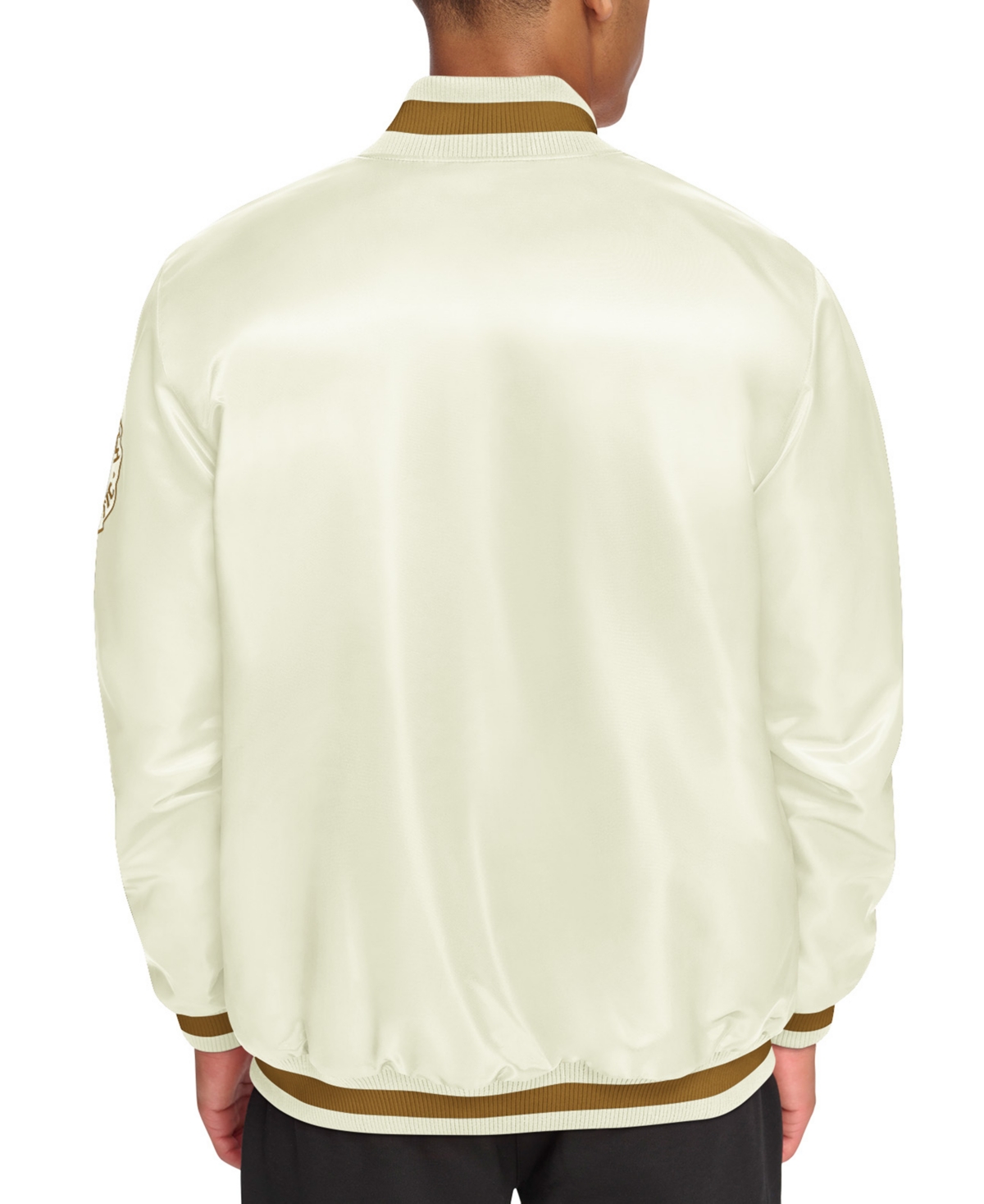 Starter Men's Classic-Fit Satin Varsity Bomber Jacket