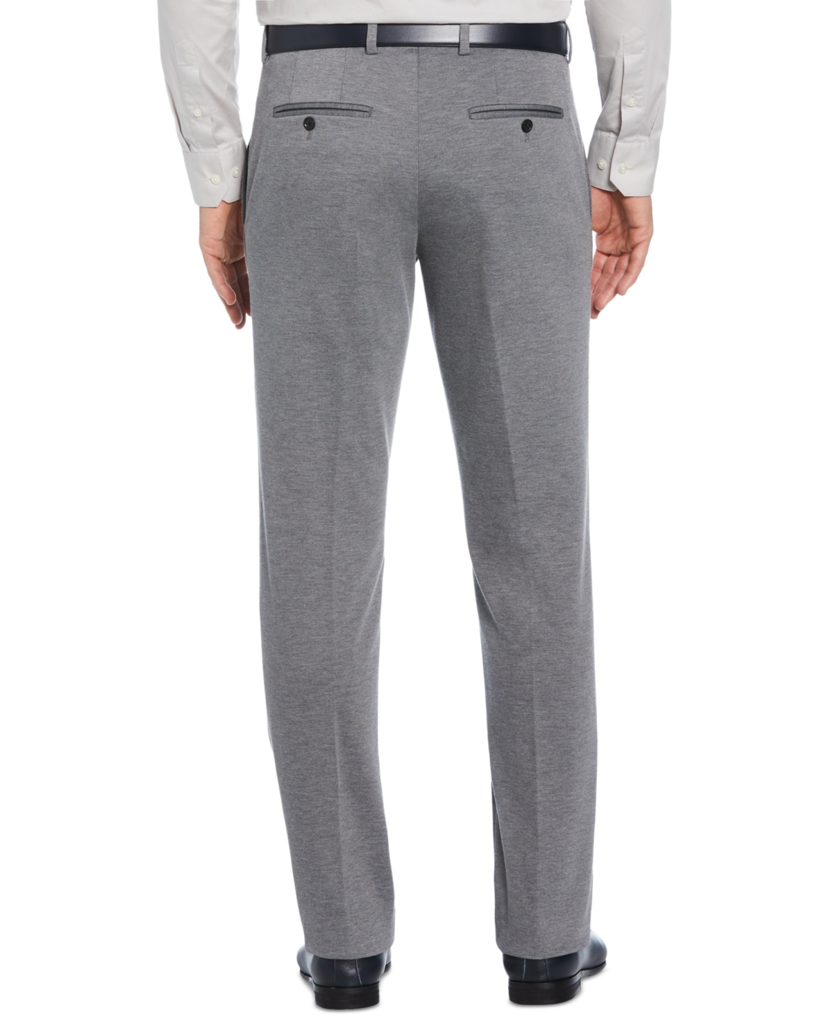 Perry Ellis Men's Tapered Fit Solid Knit Suit Pants