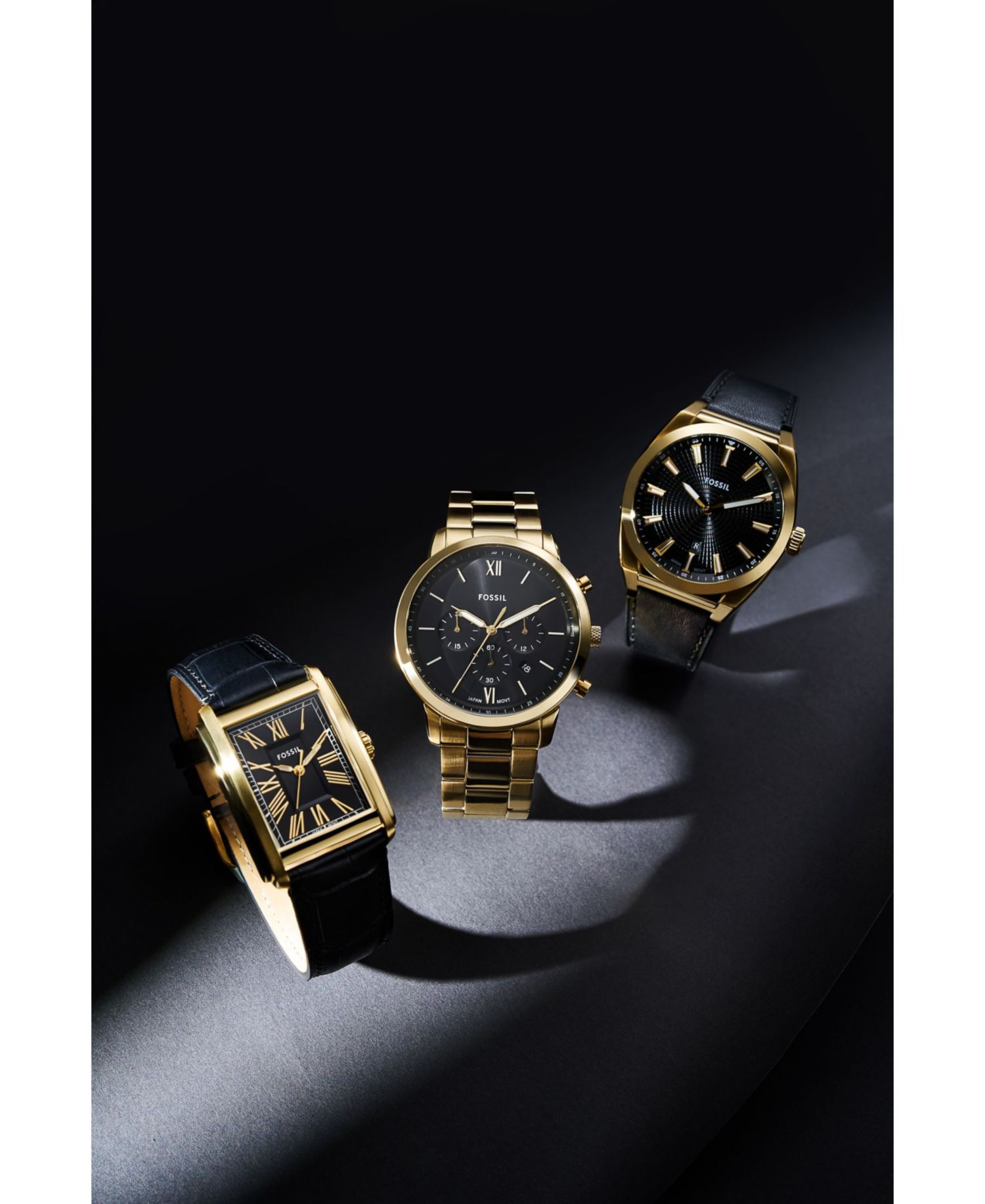 Мужские часы Neutra Chronograph из нержавеющей стали золотистого цвета, 44 мм