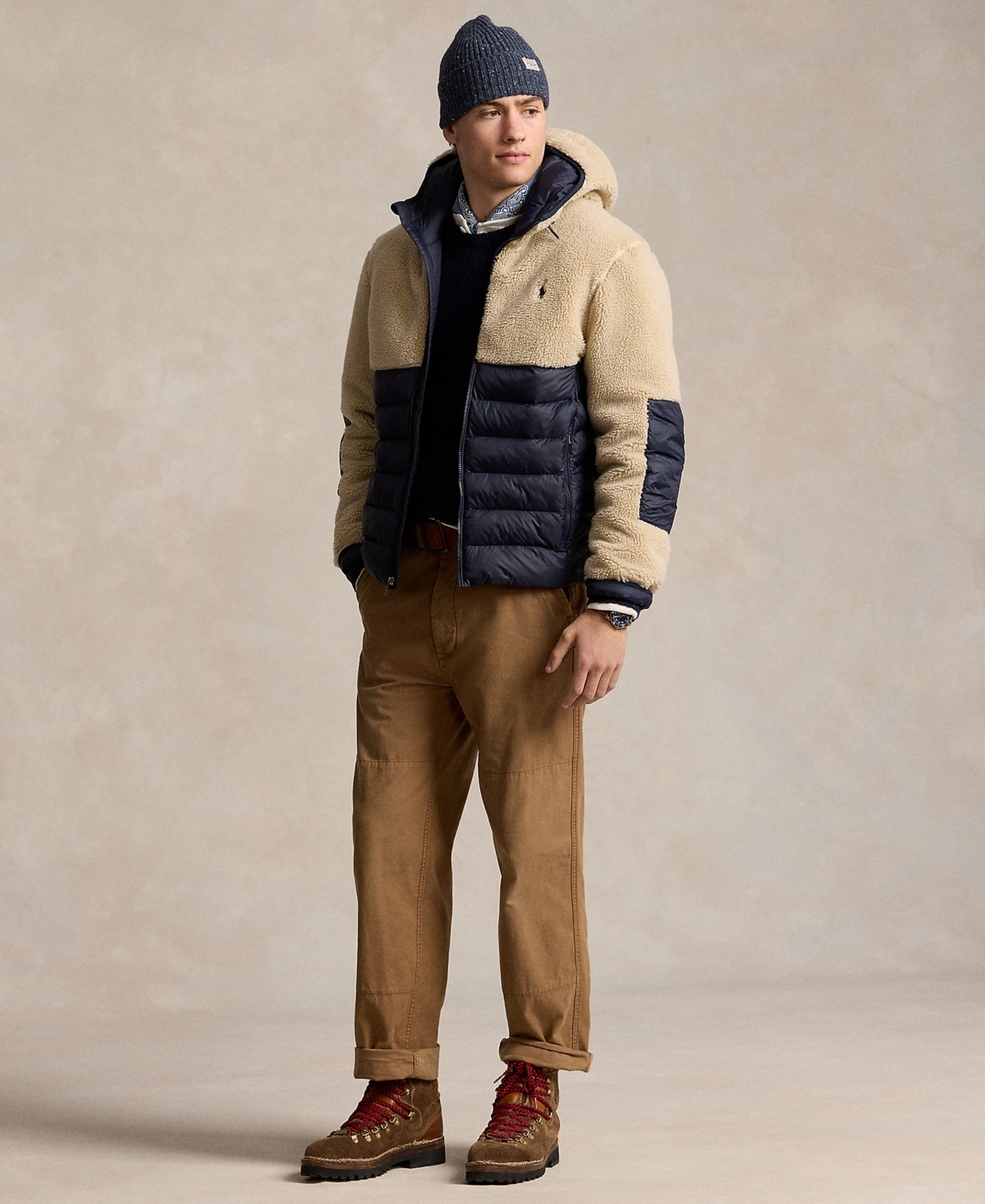 Polo Ralph Lauren Men's The Colden Hybrid Jacket -beige
