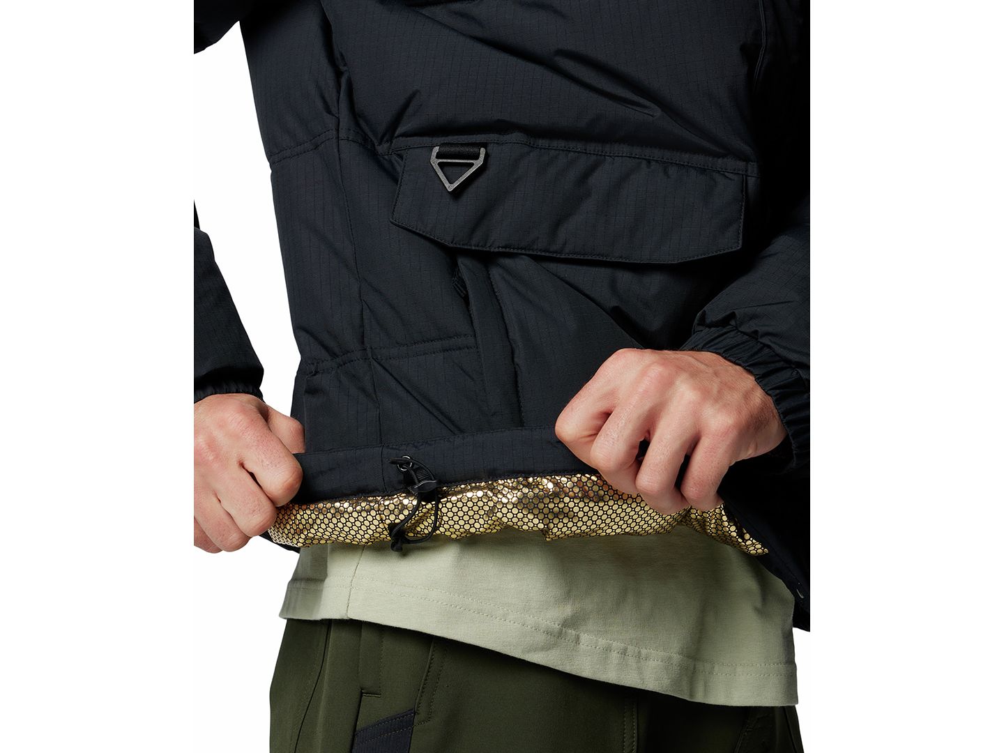 Мужская куртка Columbia Landroamer Hooded Puffer, цвет: Чёрный — фото 7