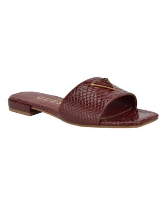 Steve madden women's softey flat slide fashion sandal