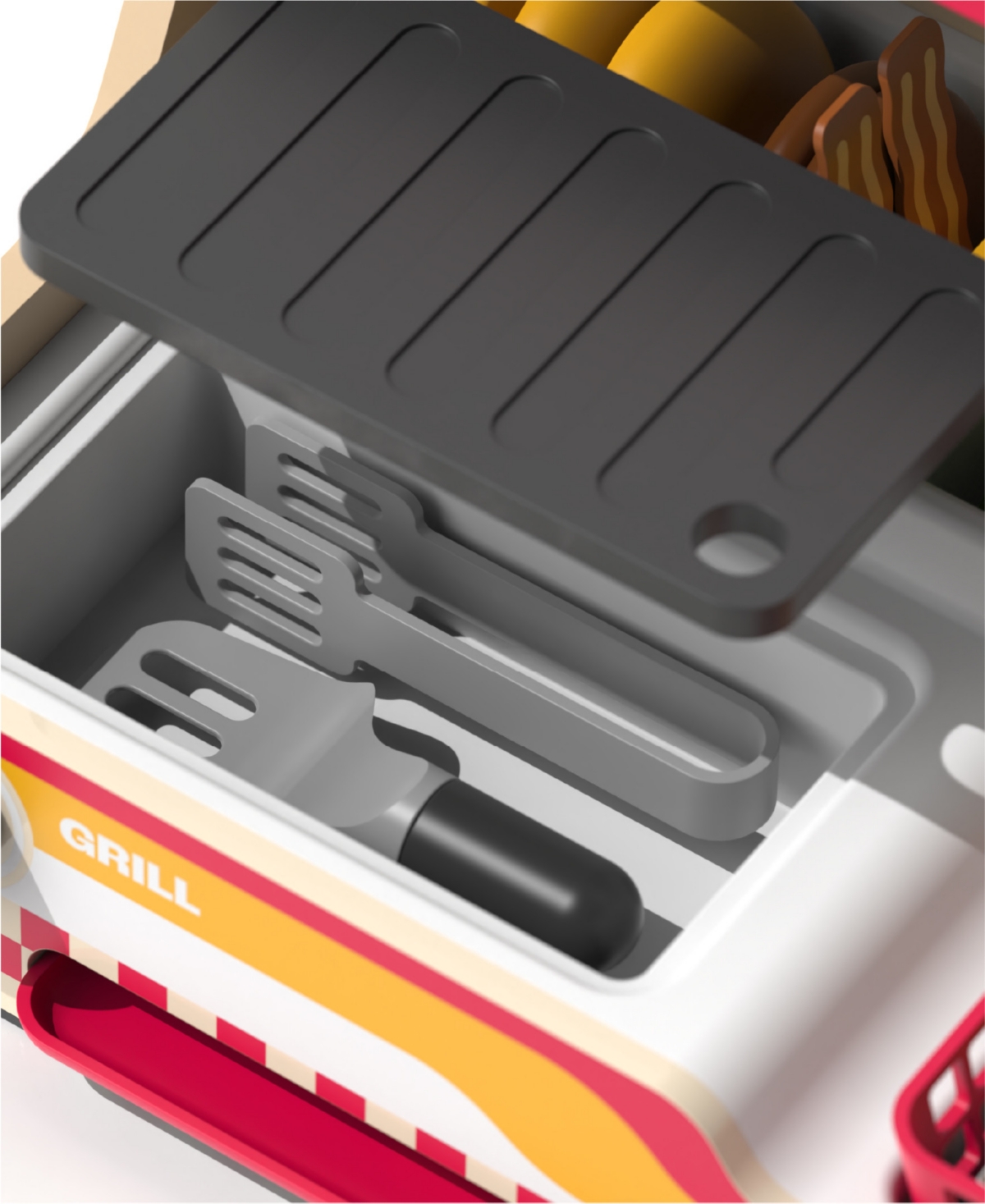 Geoffrey's Toy Box Grill Fry Burger Counter Playset In No Color