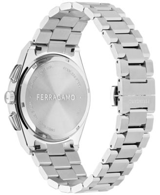 Men's Swiss Chronograph Vega Stainless Steel Bracelet Watch 42mm