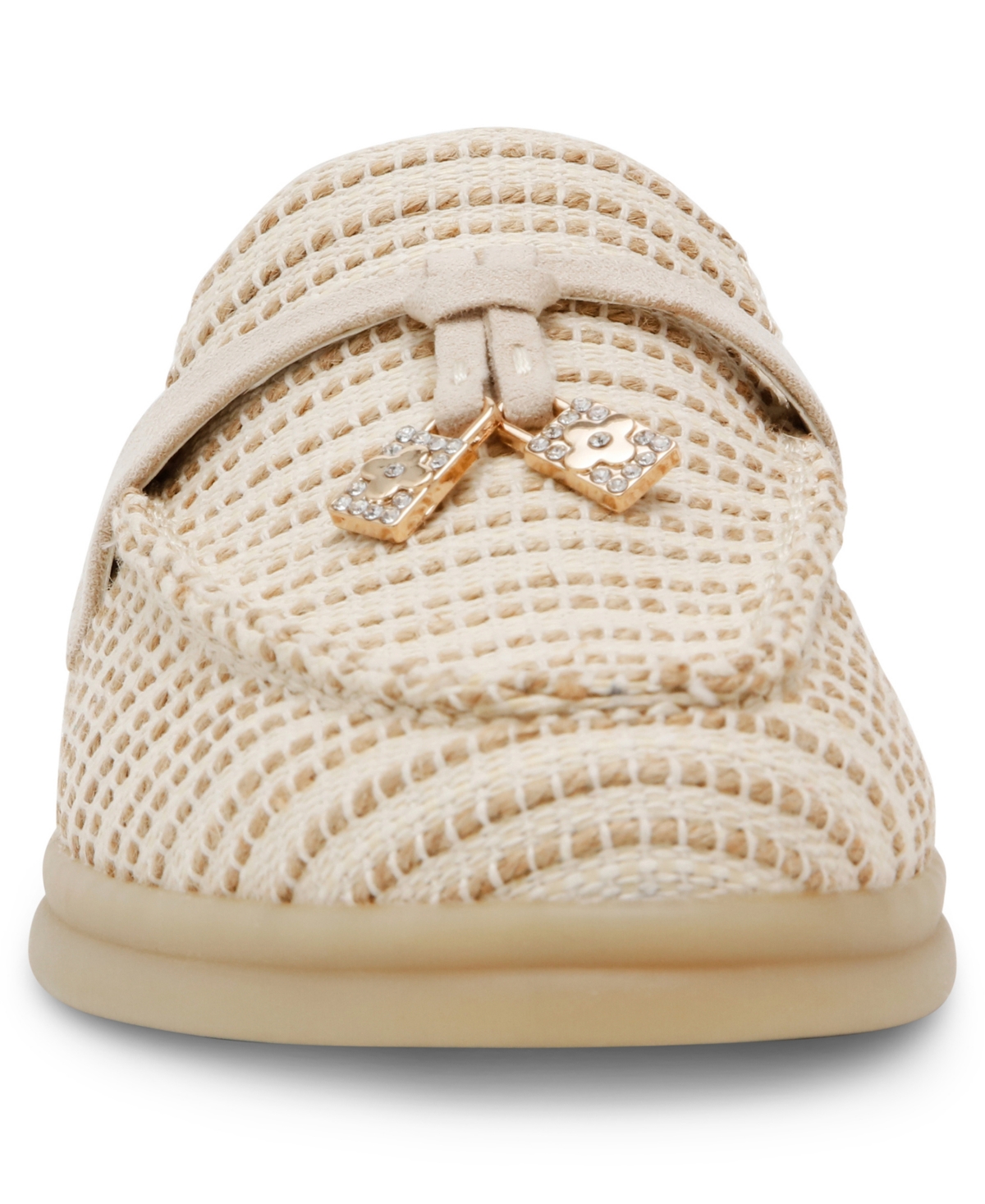 Anne Klein Women's Sadrine Slip Linen Loafers In Beige