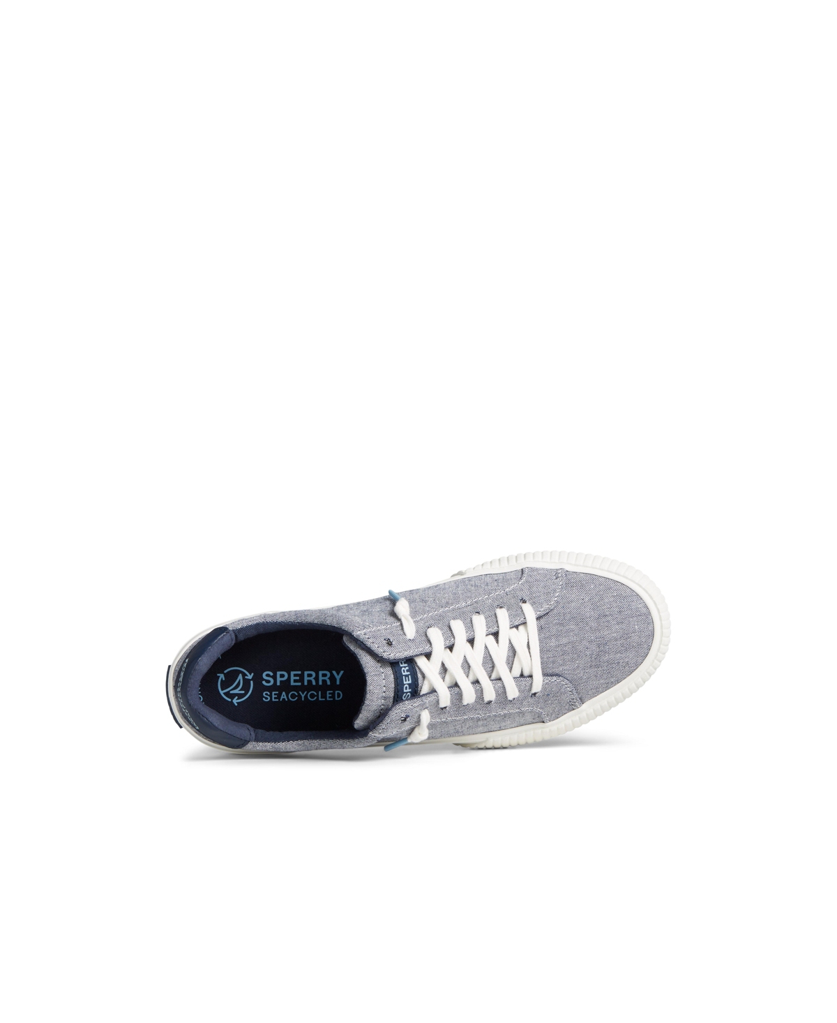 Sperry Women's Sea Cycled Bermuda Round Toe Sneakers In Chambray Navy
