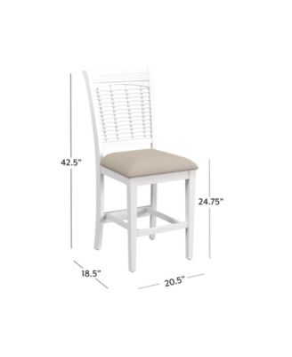 42.5" Wood Bayberry Counter Height Stool