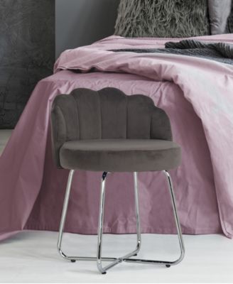 25.25" Metal Catalina Vanity Stool