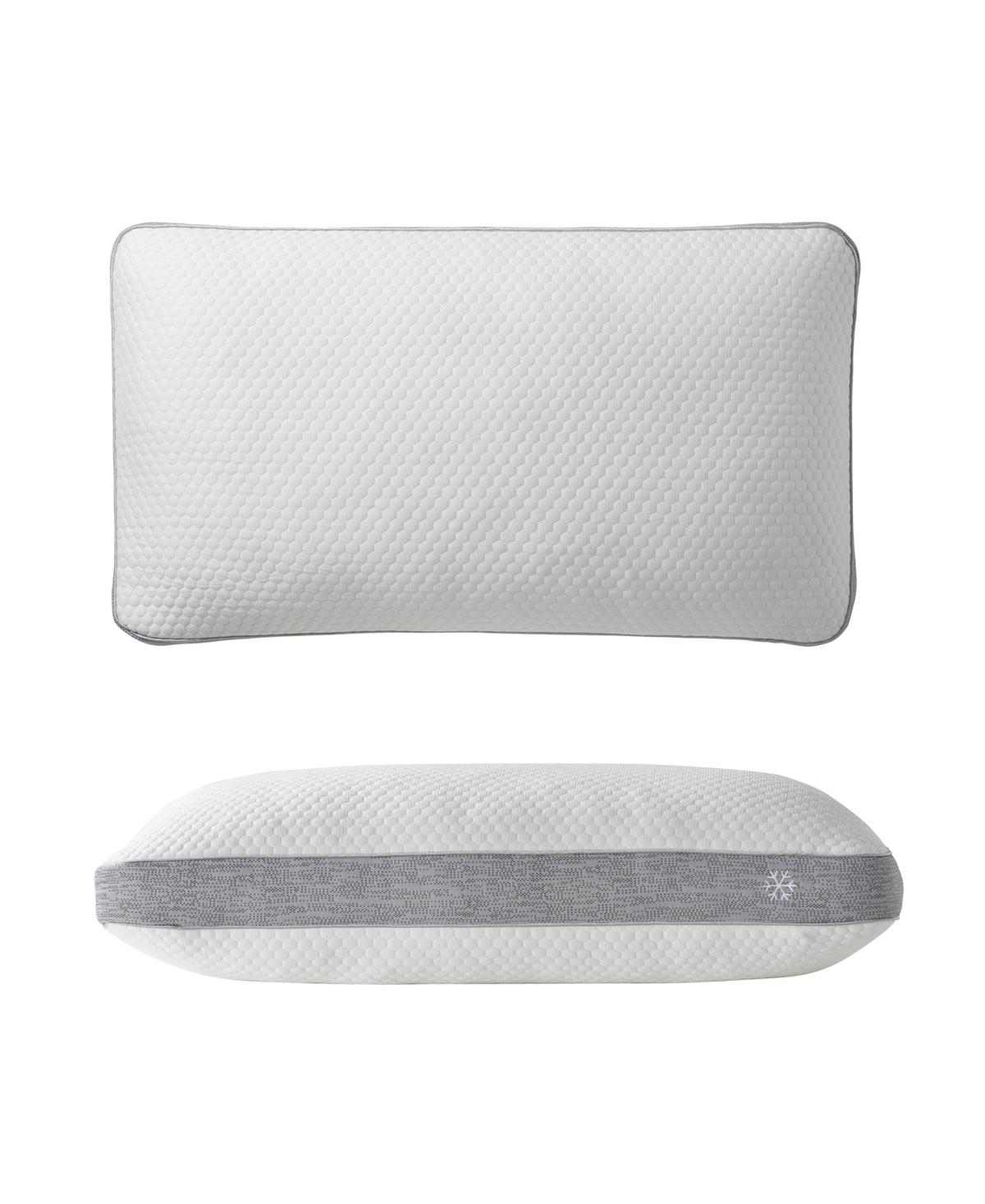 Nestl Adjustable Memory Foam Blend Cooling Pillow, Classic, Queen In White