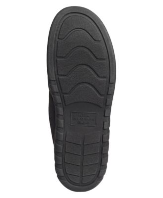 Men's Nylon Puffer Clog with Microplush Lining Indoor-Outdoor Sole Slipper