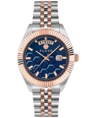 Philipp Plein - Men's Date Superlative Two-Tone Stainless Steel Bracelet Watch 42mm