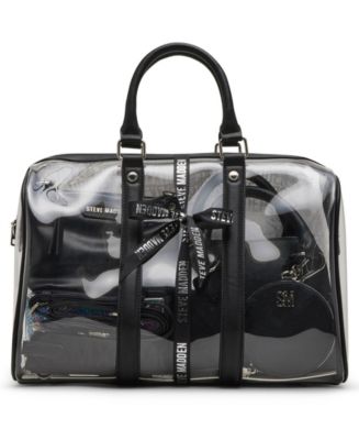 Steve Madden Warren Clear Duffle Bag Gift Set Macy s