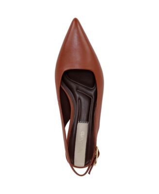 Women's Marlow Pointed Toe Slingback Kitten Heel Pumps