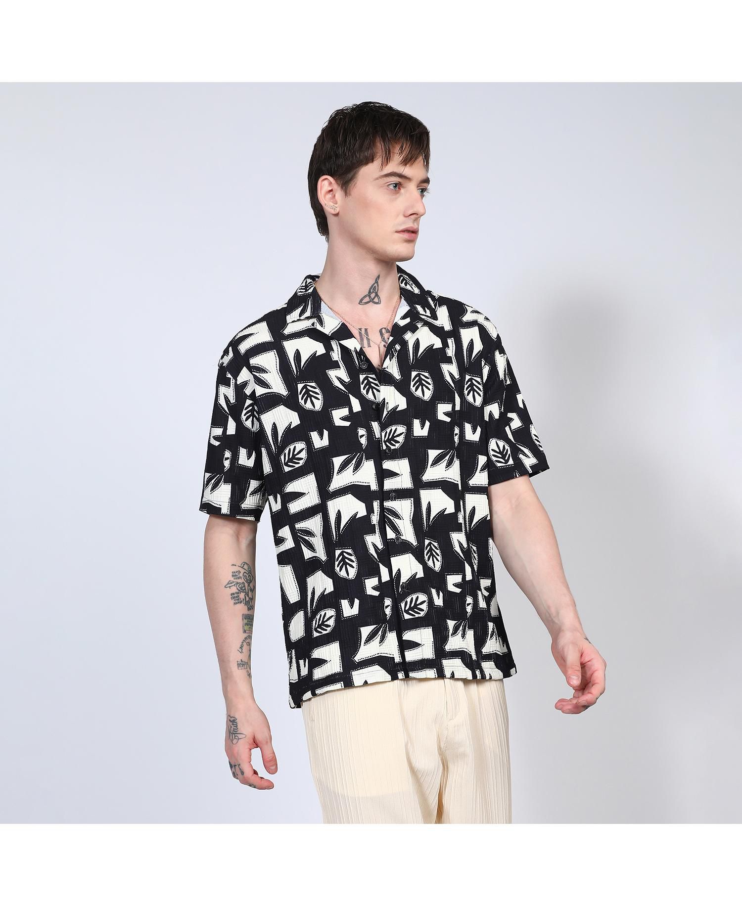 Men's Pleat-Creased Shirt