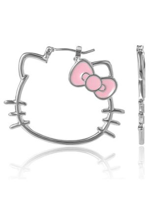 Sanrio Outline Silhouette Hoop Earrings