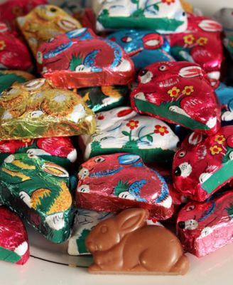 Easter Milk Chocolate Foil Bunnies Foil Eggs Bundle, 2 Piece Set