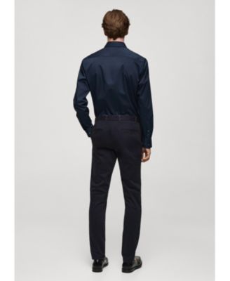 Men's Slim-Fit Serge Chino Trousers
