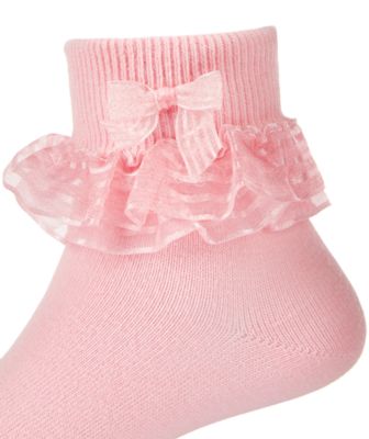 3-Pack Decorative Socks, Little Girls & Big Girls