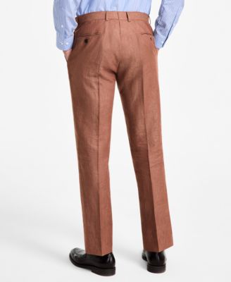 Men's Linen Classic-Fit Suit Separates Pant