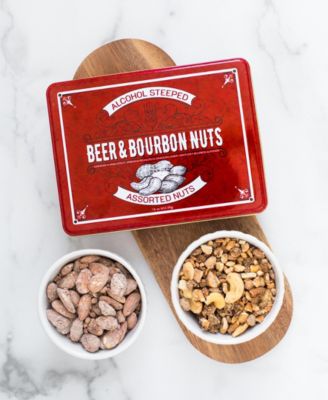 Beer Bourbon Liquor Nuts Gift Tin, 16 oz.