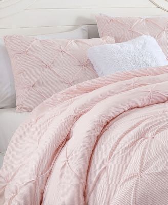 Classic Stripes Pintuck 2-Pc. Comforter Set, Twin