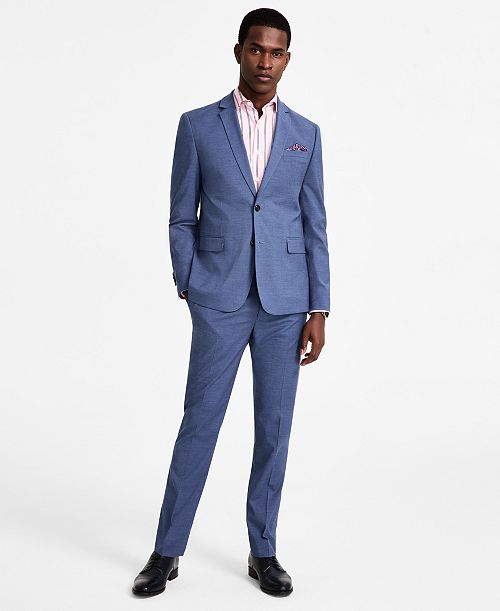 alfani Nick Graham Men's Slim-Fit Stretch Suit Men's Fashion & Accessories