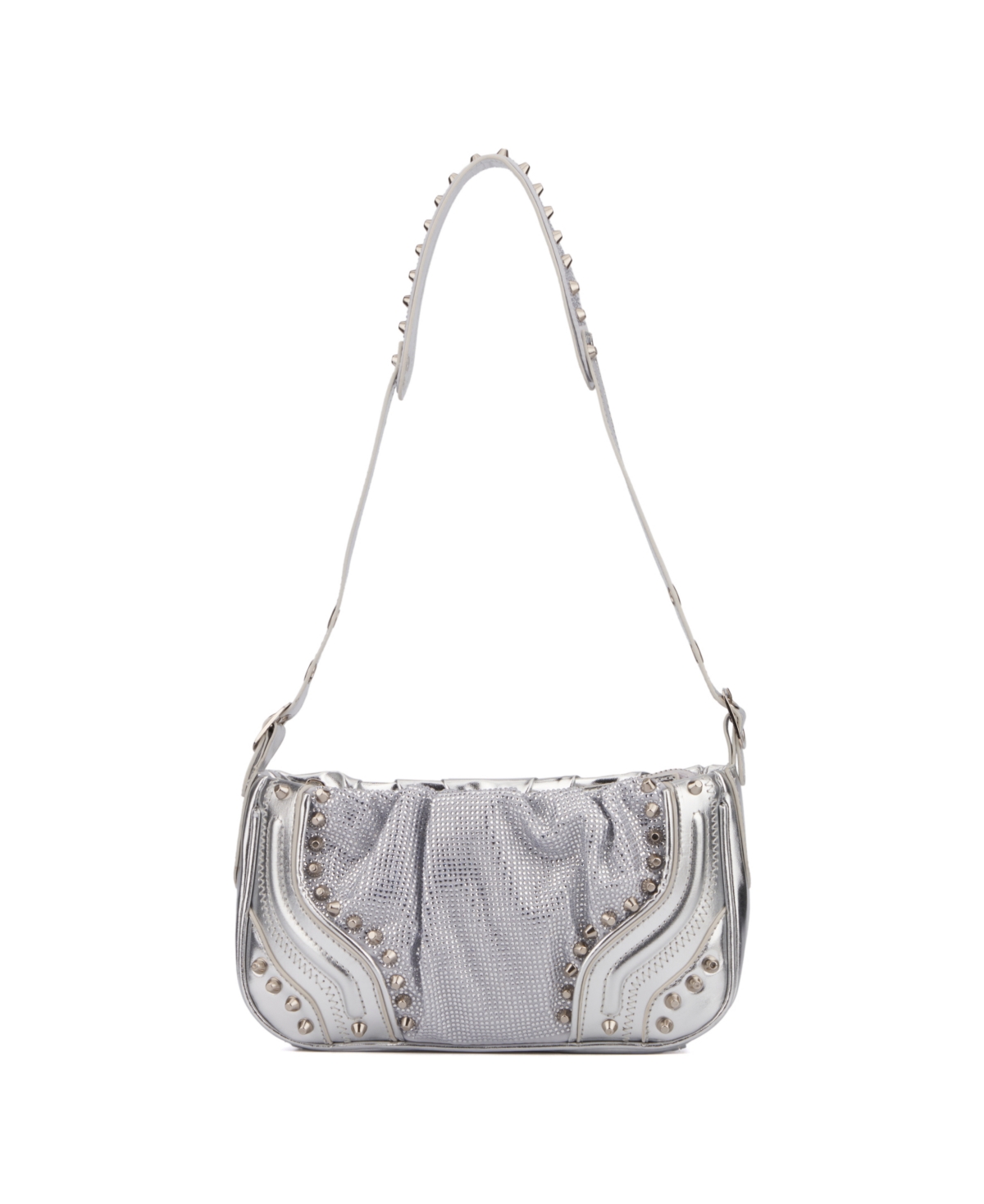 Bianca Shoulder Bag - Silver Metallic