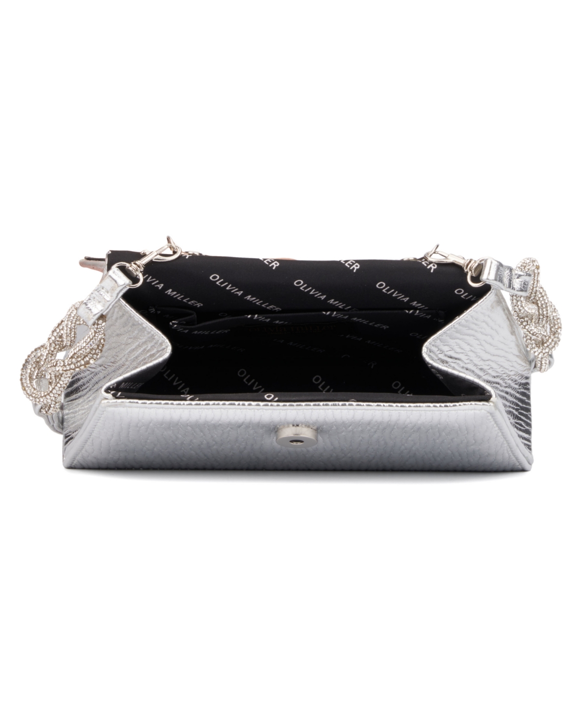 Olivia Miller Lena Shoulder Bag In Silver