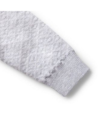 Baby Girls Jacquard Sweater Romper