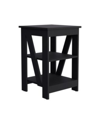 Ross 3-Tier End Table/Nightstand, Side Table