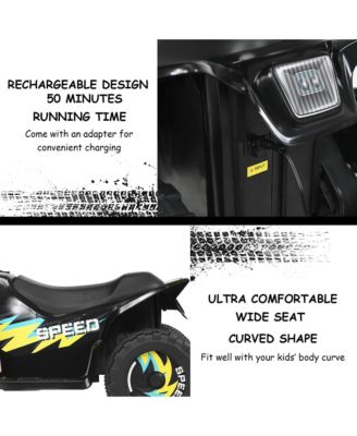 6V Kids Electric Quad ATV 4 Wheels Ride On Toy Toddlers Forward&Reverse