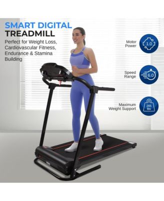 Digital Smart Treadmill with Bluetooth and FitShow App Compatibility