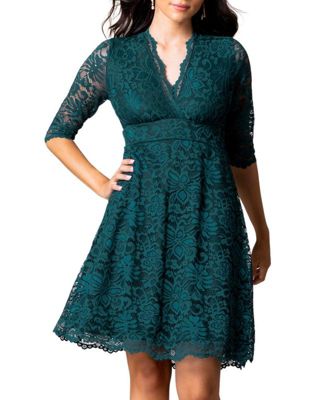 Women's Mademoiselle Lace Cocktail Dress with Sleeves