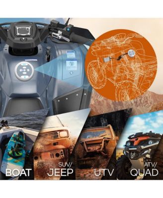 2-Ch. Bluetooth Marine Amplifier Kit, Waterproof, 600 Watt, Silver